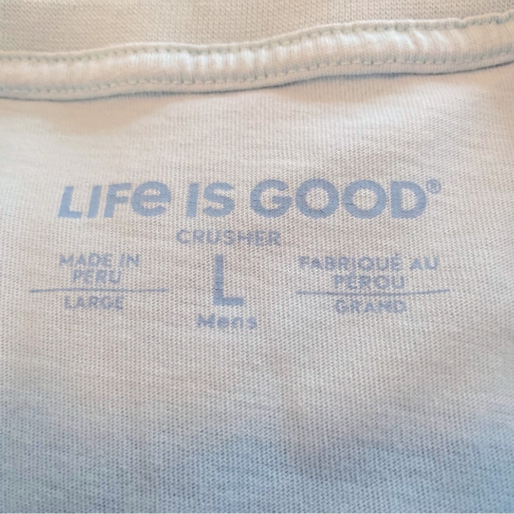 Men’s Life Is Good Mint Crusher Tee - Picture 4 of 5